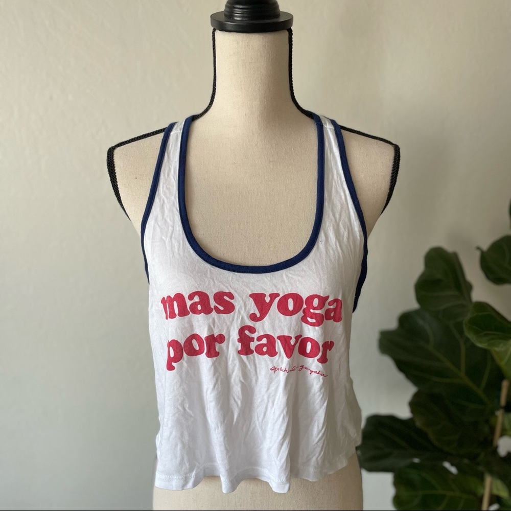 *** SPIRITUAL GANGSTER Racerback Crop Tank Small ***